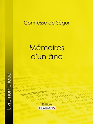 cover image of Mémoires d'un âne